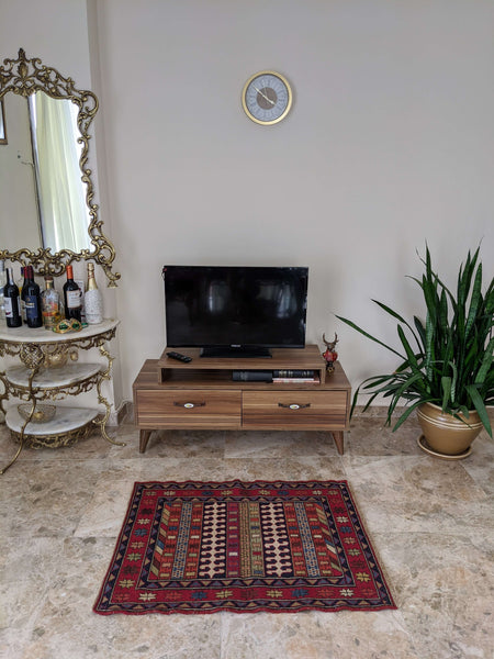 Load image into Gallery viewer, Tightly Woven Small Persian Rug - Hittite Home
