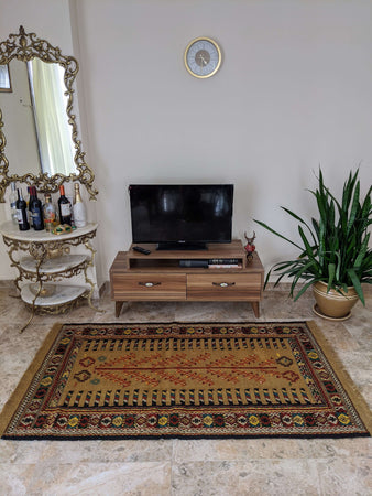 Wool Rug with Tree of Life Design - Hittite Home