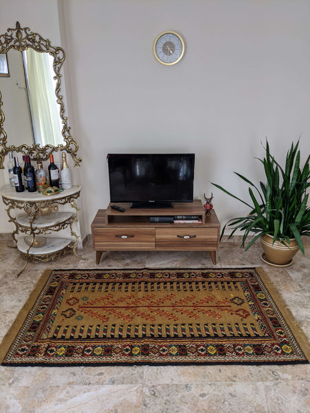 Load image into Gallery viewer, Wool Rug with Tree of Life Design - Hittite Home
